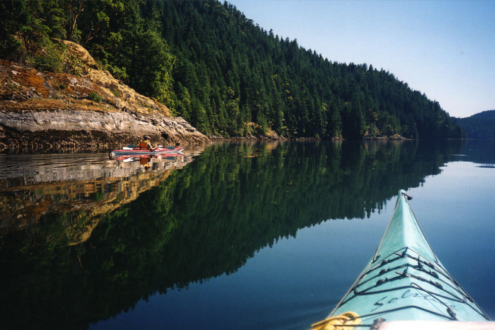 Calm water kayaking