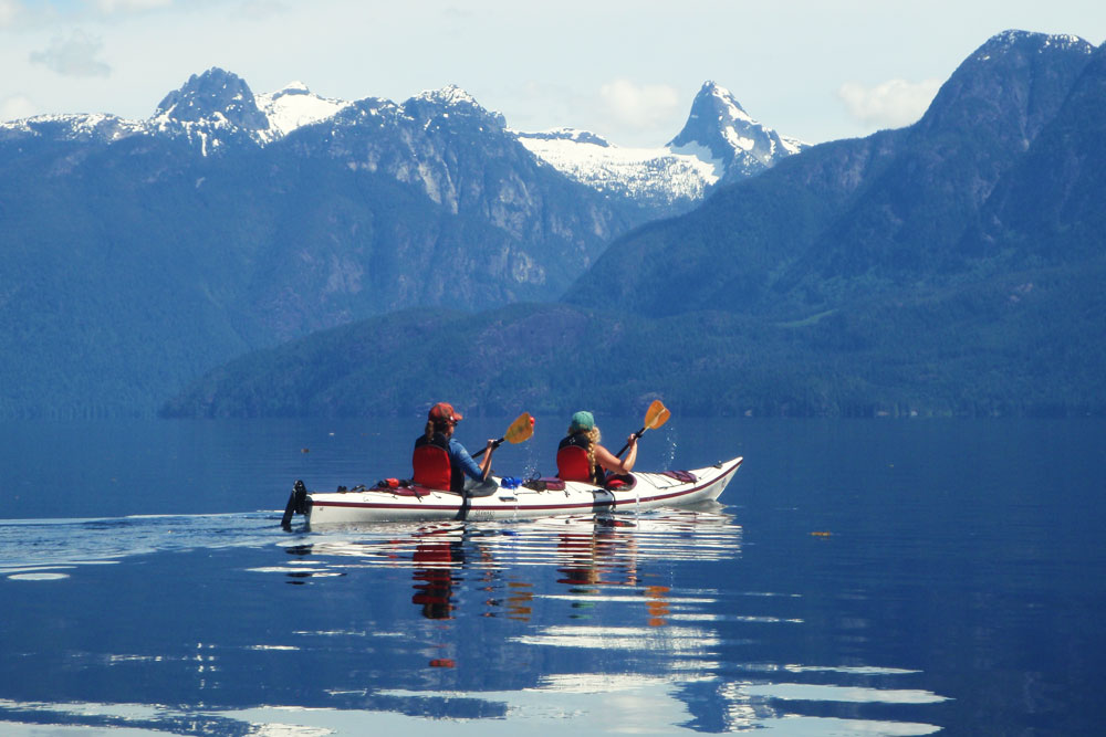 Sea kayaking desolation sound