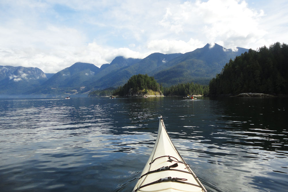 Kayaking desolation sound