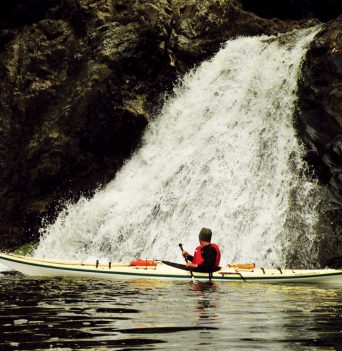 Ocean kayak waterfall nuchatlitz