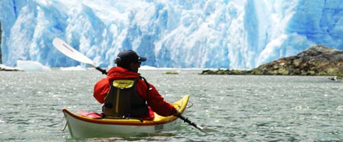 sea kayaking patagonia glaciers Laguna San Rafael