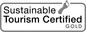 Sustainable Tourism Gold Certification Stamp