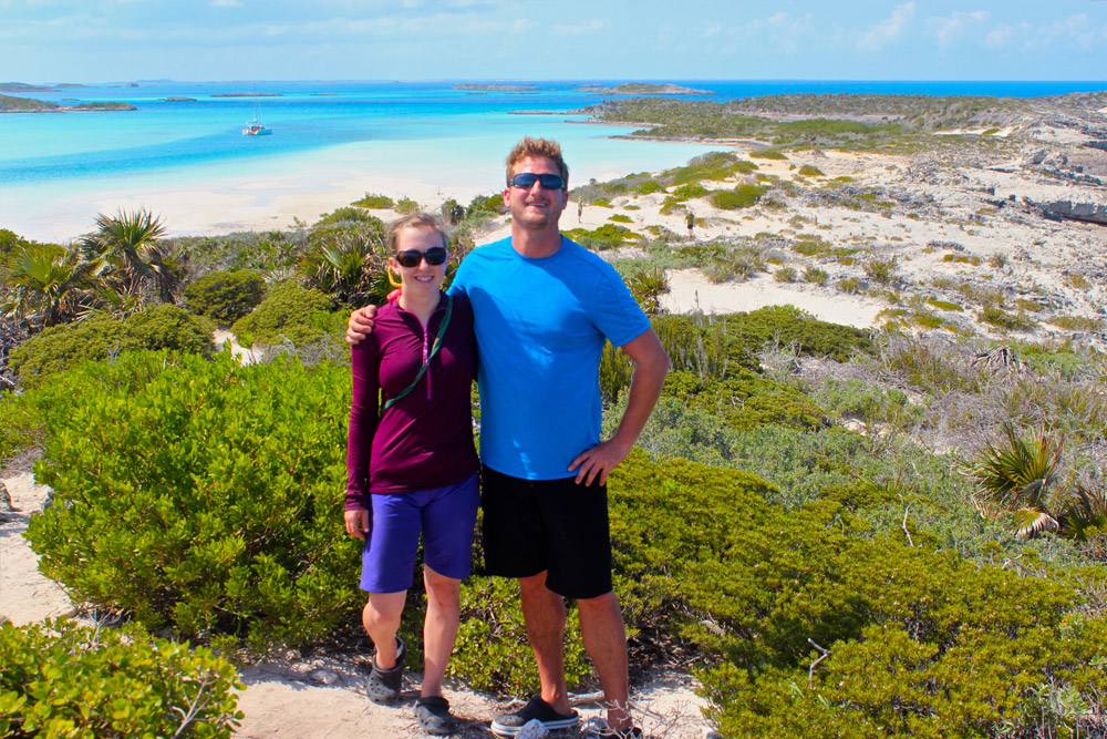 Happy guest on tour Bahamas