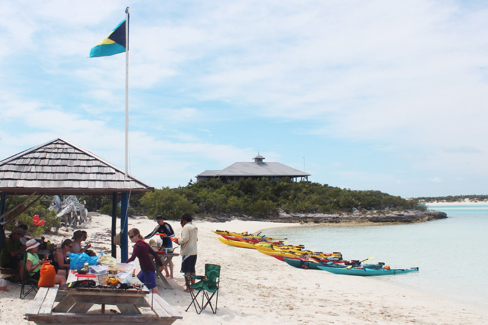 Kayaking tour in the Bahamas exuma