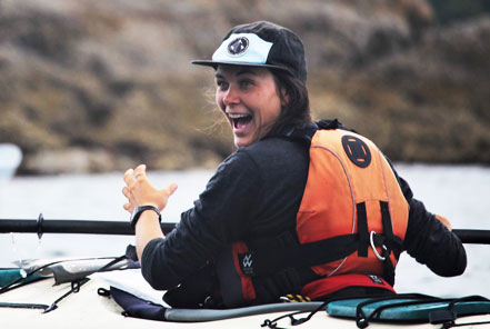 Kayaking guide Bev