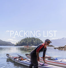 Packing for kayaking