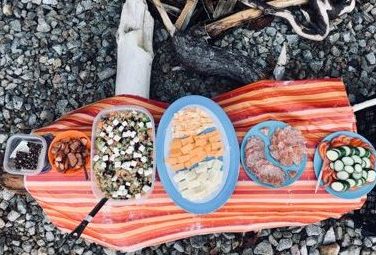 Kayaking trip lunch
