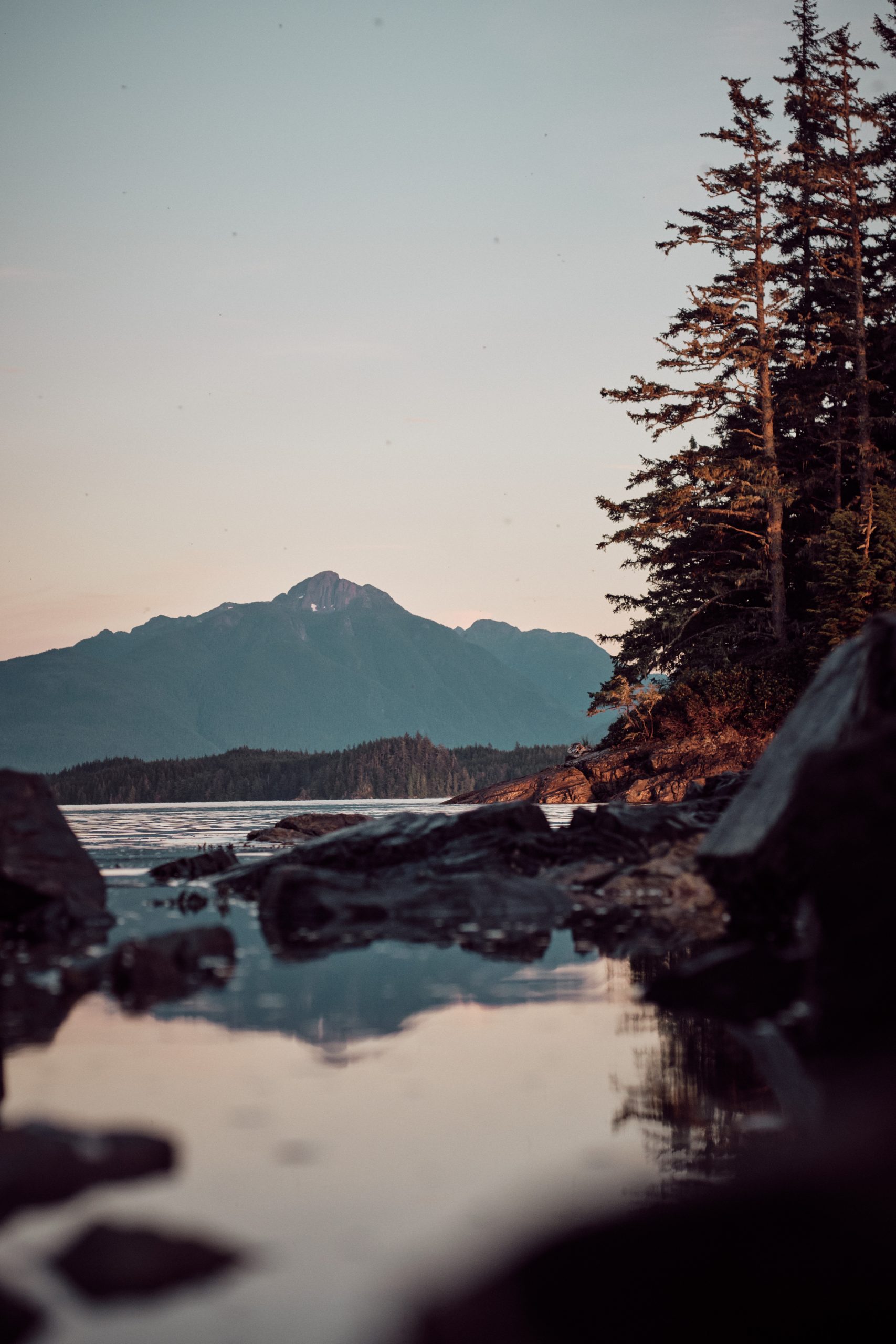 Beautiful Picture of the Mountain Coast