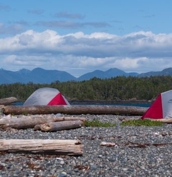 Nuchatlitz sound beach campsite