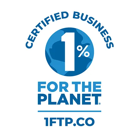 1% for the planet certification symbol