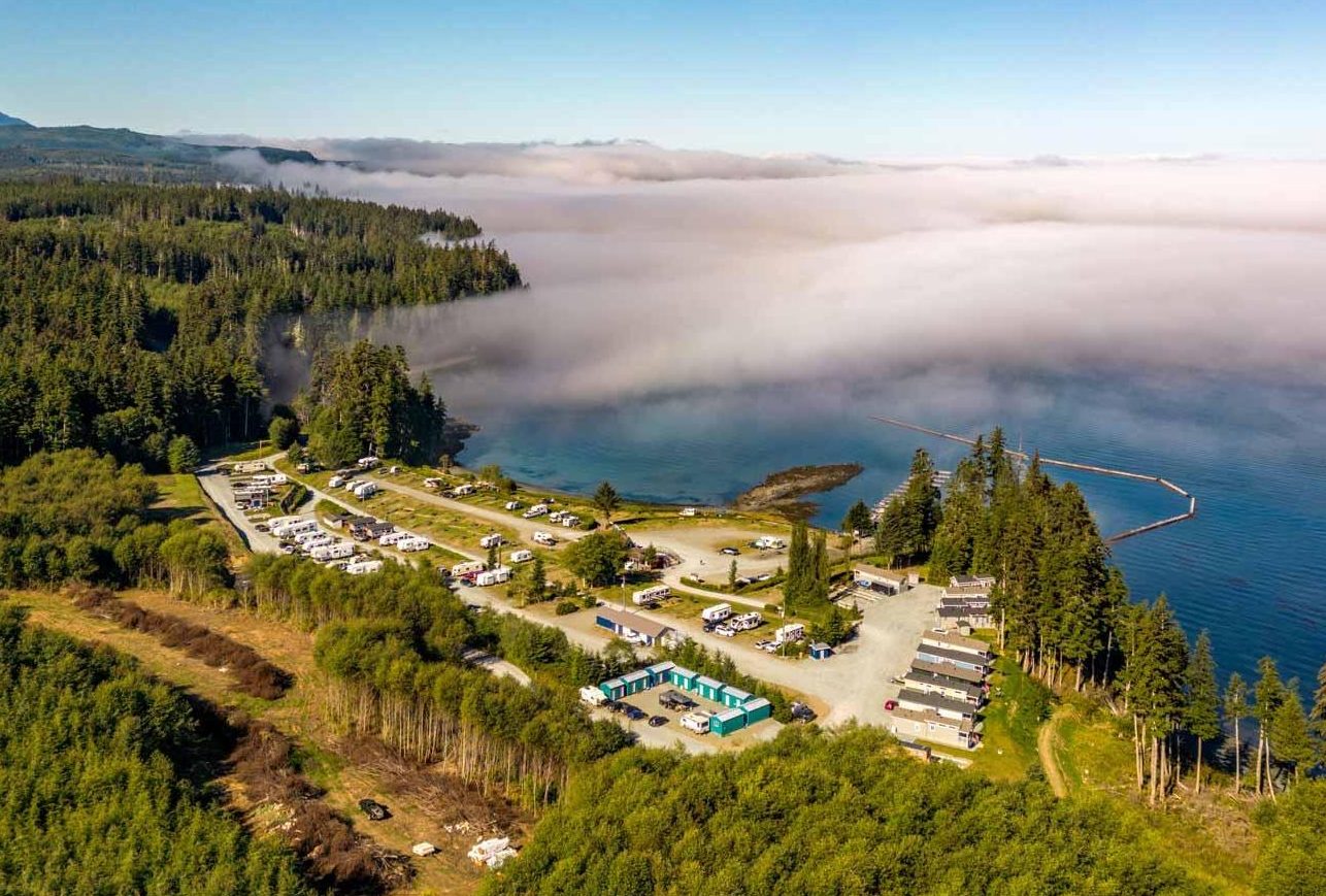 Alder Bay Marina and RV Park on Northern Vancouver Island