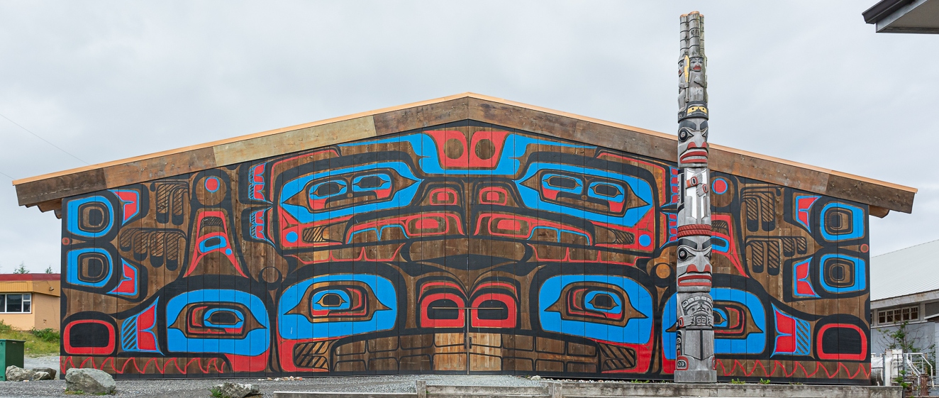 Heiltsuk Nation Big House in Bella Bella BC