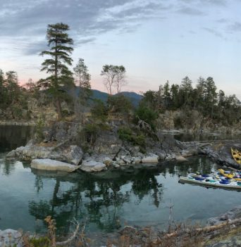 Overlooking the rocky shores of Desolation Sound