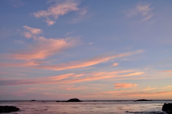 A sunset in Nuchatlitz BC