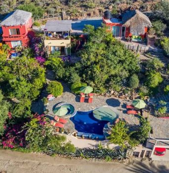 Los Colibres Casitas, where guests stay on their final night