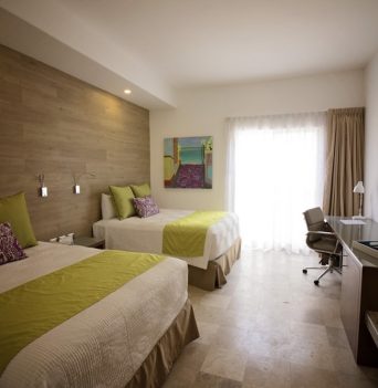 Hotel room at Hotel Catedral in La Paz