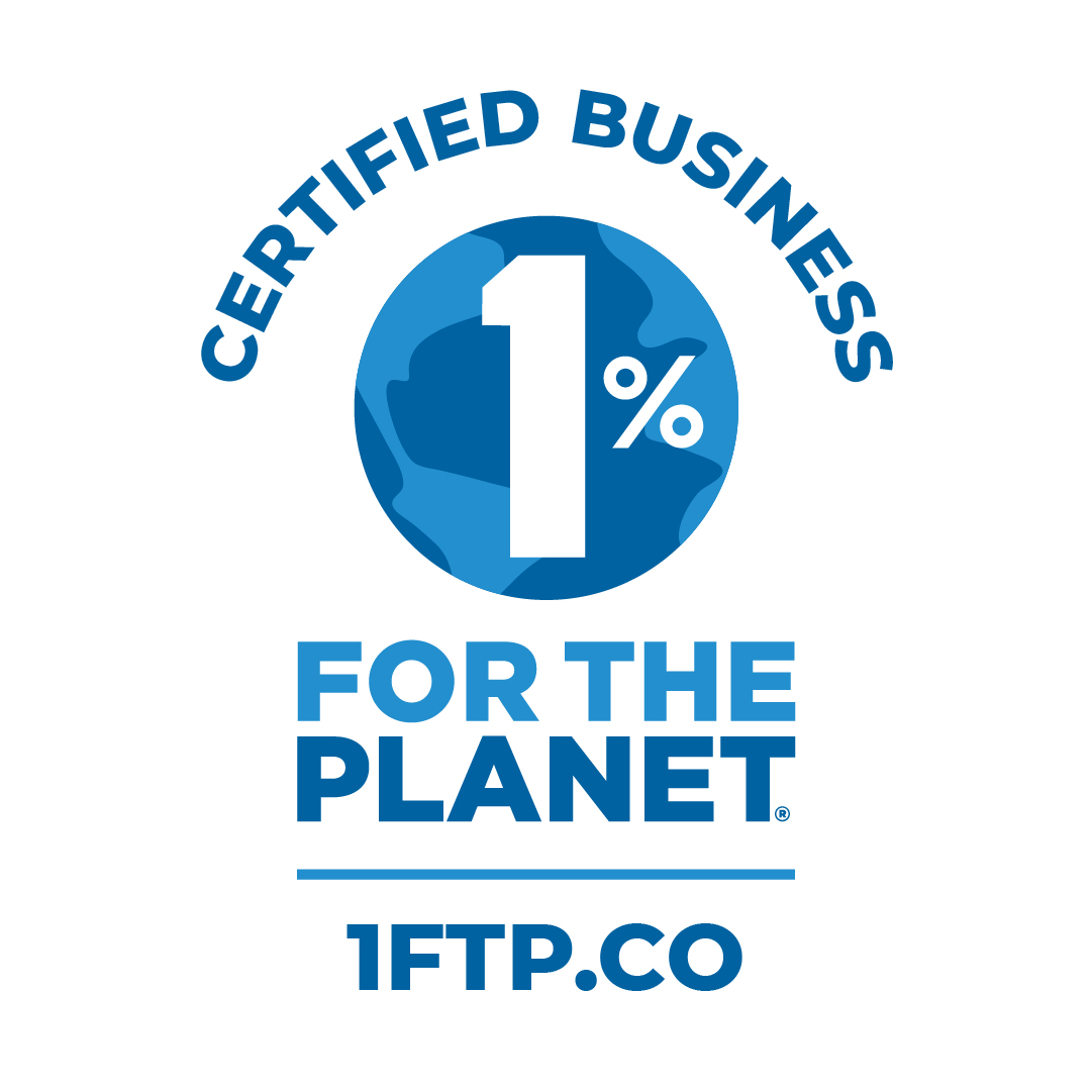1% for the planet certification symbol