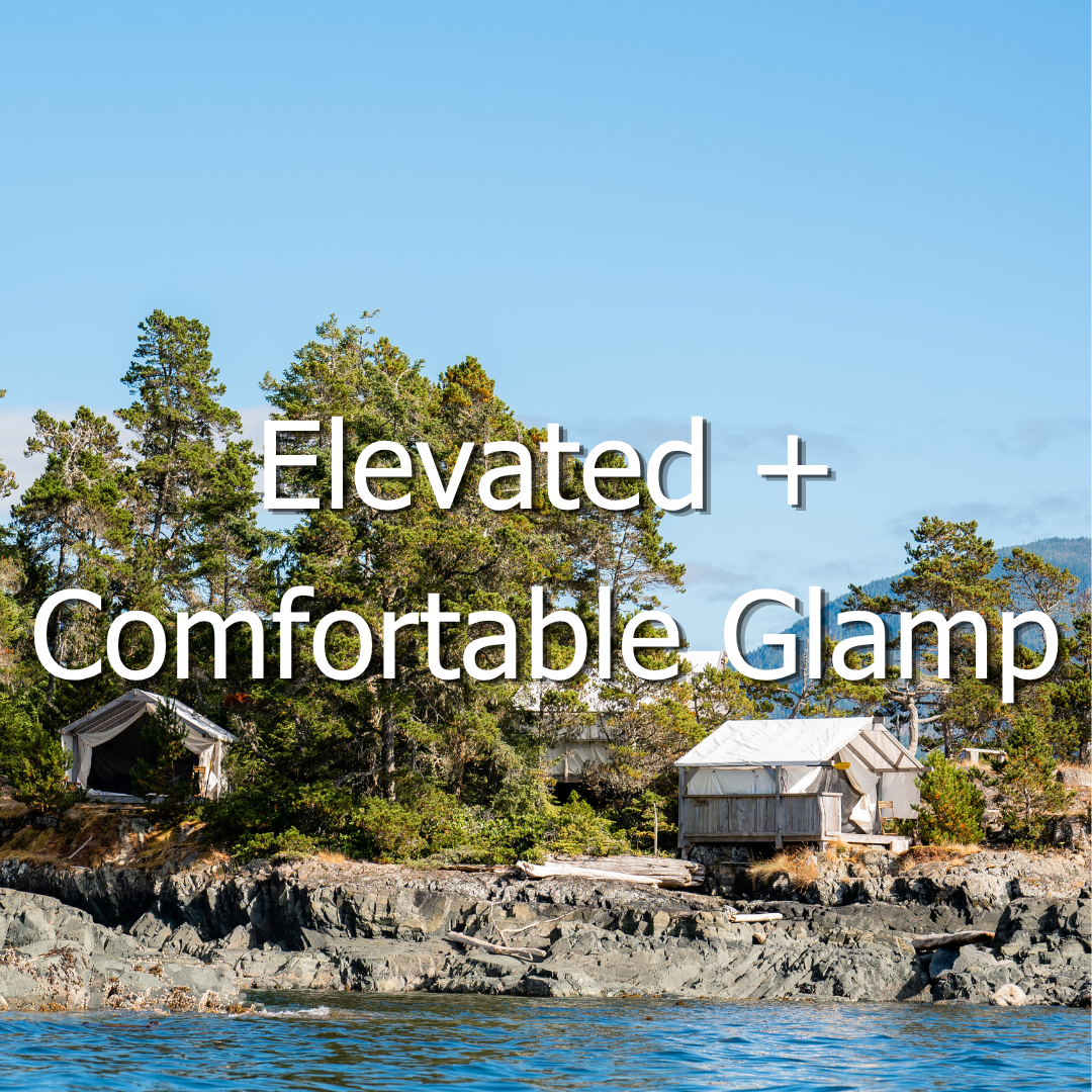 Basecamp along the shores of Johnstone Strait.